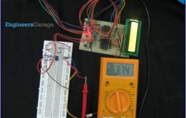 Interfacing serial ADC0831 with ATmega16 Prototype