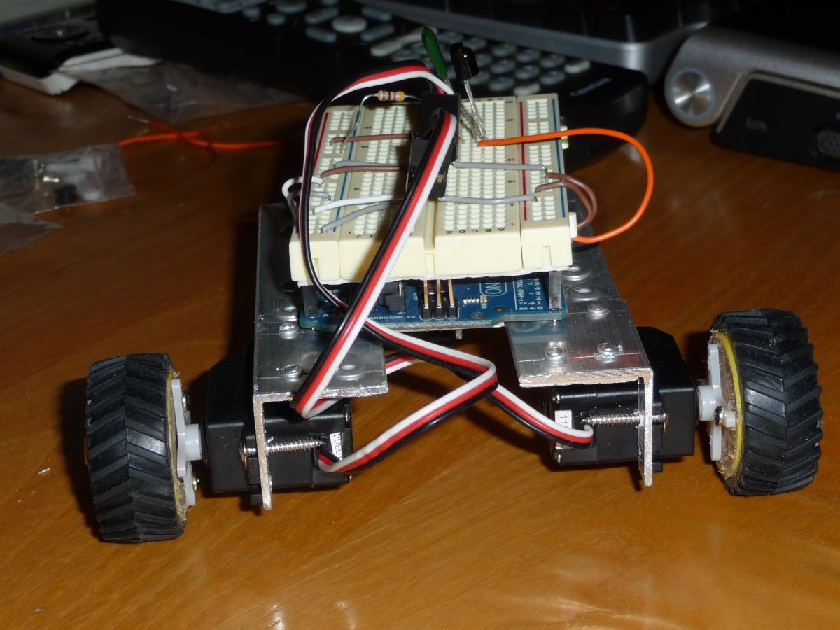 IR Remote Controlled Car