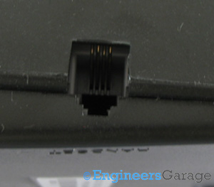 Jack on Side of Telephone for Connecting Handset Cord Jack on Side of Telephone for Connecting Handset Cord
