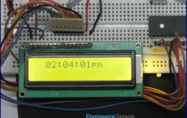 LCD based digital clock using 8051 microcontroller (AT89C51)