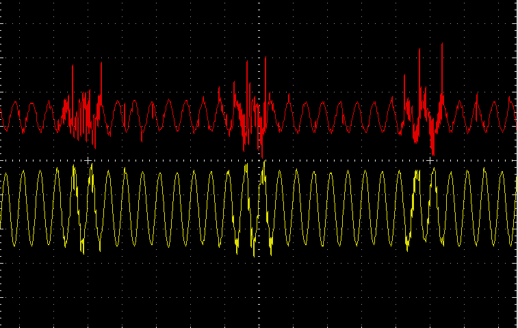 LM-386 Audio Power Amplifier Output Observed on CRO