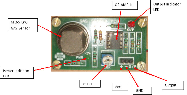 MQ-5 LPG Gas Detector Module