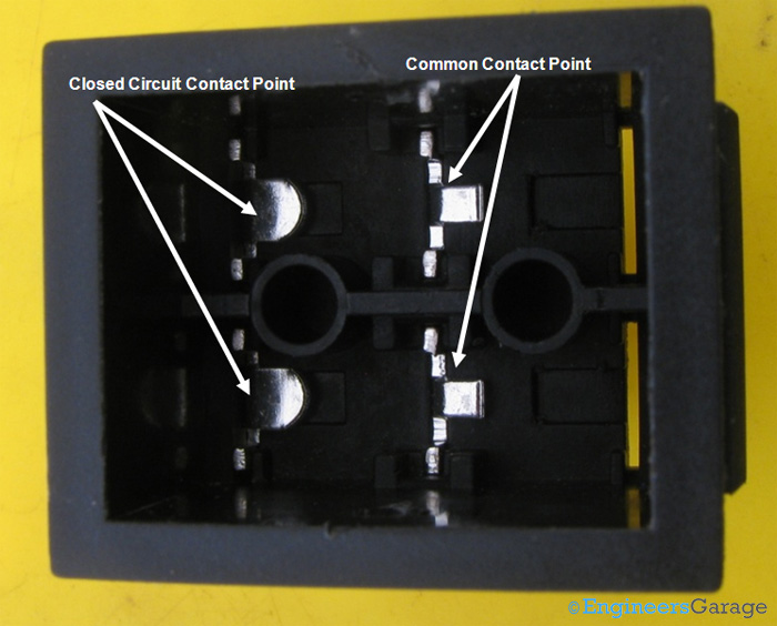 Layout of Base of Rocker Switch