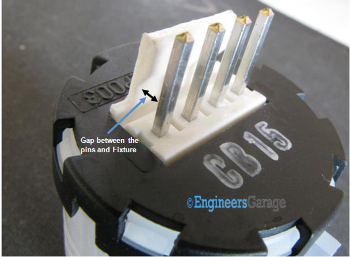 Layout of Connecting Pins at Bottom of Sensor