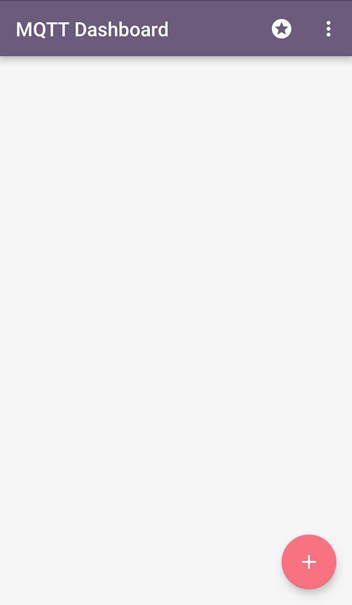 Mobile Screenshot of Main Activity in IOT MQTT Dashboard Mobile Screenshot of Main Activity in IOT MQTT Dashboard