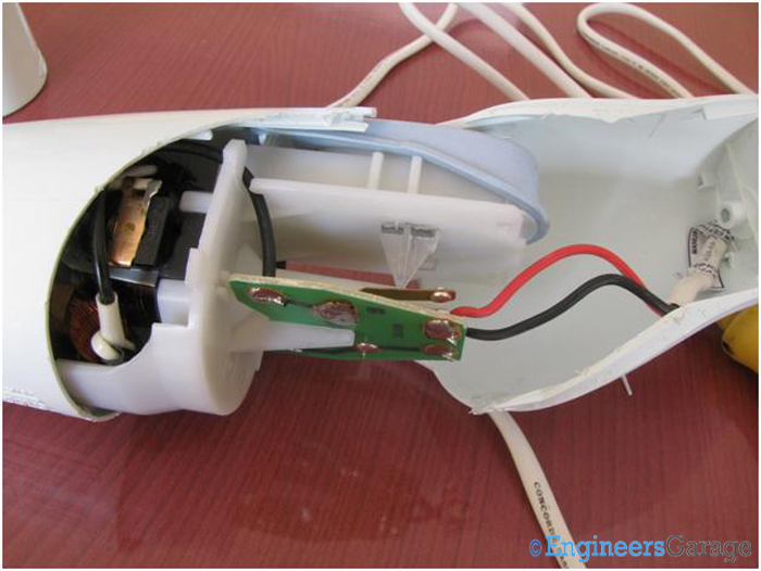 PCB and other Internal Parts of Blender