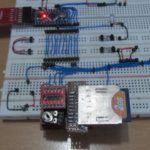 PS2 Keyboard To Store Text In SD Card Using Arduino Circuit Setup On Breadboard