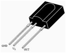 Pin Diagram of TSOP IR Receiver