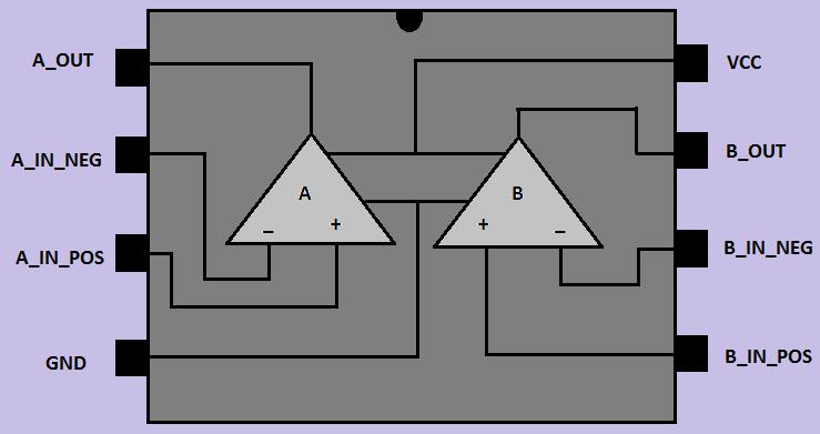 Pin-Out Of A LM358 Pin-Out Of A LM358