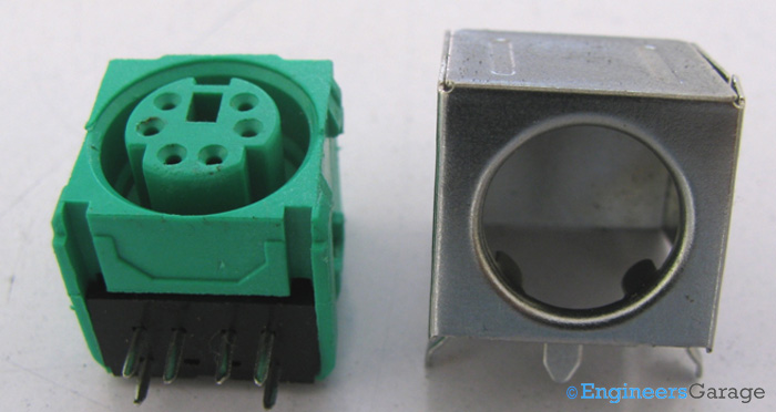 Plastic Molding on Left and Metal Casing on Right