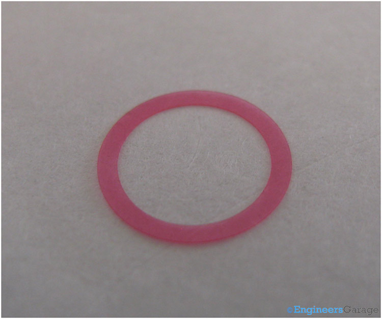 Plastic Spacer Placed Between two Plates Plastic Spacer Placed Between two Plates