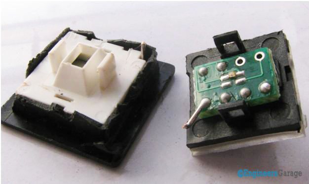 Printed Circuit Board Present Inside A Capacitive Touch Sensor