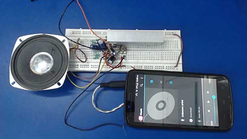 Prototype of 6 Watt Car Audio Amplifier 