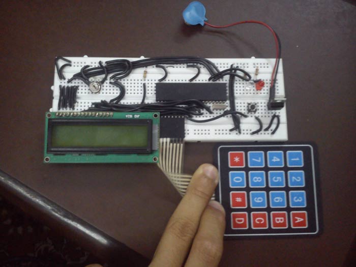 Prototype of 8051 Microcontroller based Keypad Locking System