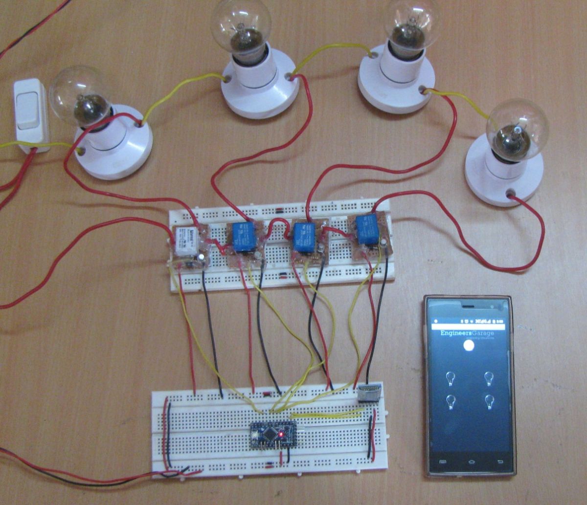 Prototype of Android based Mobile Controlled Home Automation System