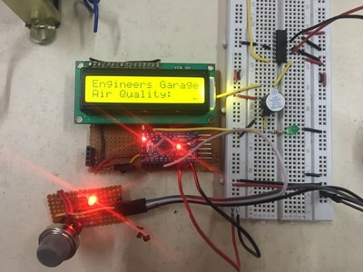 Prototype of Arduino Based Air Pollution Control System