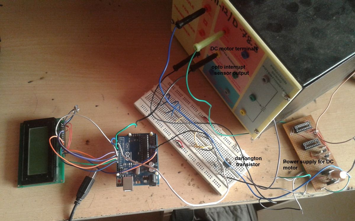 Prototype of Arduino based DC Motor Speed Controller