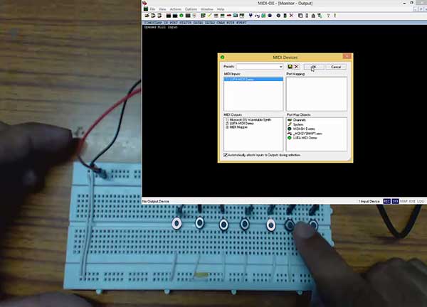 Prototype of Arduino based USB Musical Keyboard