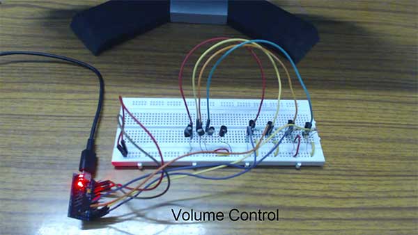 Prototype of Arduino Based USB PC Volume Controller 