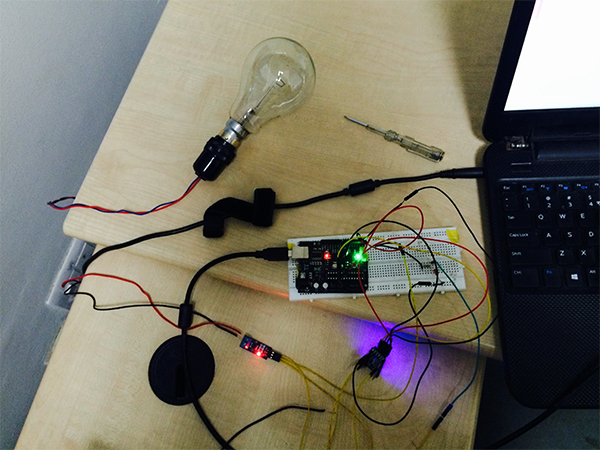 Prototype of Arduino Circuit used for sensing current