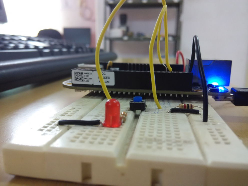Prototype of Beaglebone Black (BBB) and Tactile Switch Interfacing Prototype of Beaglebone Black (BBB) and Tactile Switch Interfacing