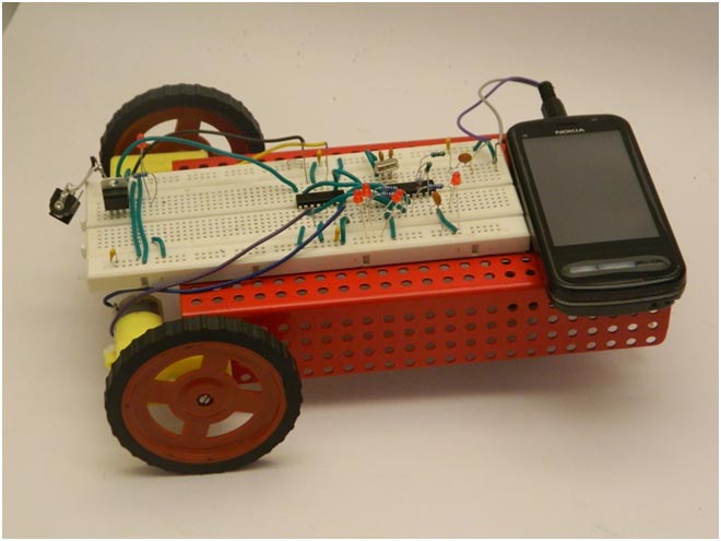 Prototype of DTMF based Mobile Operated Robotic Car