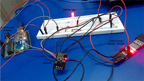 Prototype of ESP8266 based IOT LED Controller 