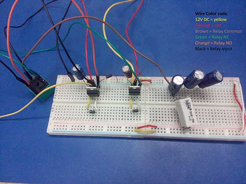 Prototype of Fast Switching Magnetic Latching Relay 