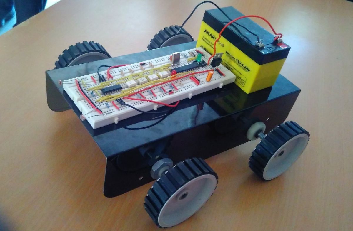 Prototype of Light Following Arduino Robot
