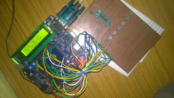 Prototype of LPC2148 ARM Microcontroller based Digital IC Tester