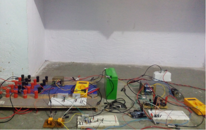 Prototype of Offline UPS built using Modified Sine Wave Inverter and Lead Acid Battery Charger