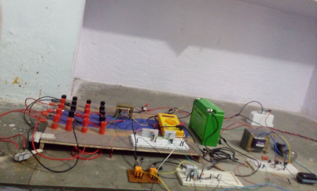 Prototype of Offline UPS built using Square Wave Inverter and Lead Acid Battery Charger