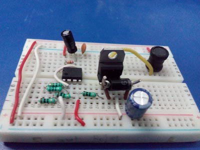 Prototype of Open Loop Boost Converter SMPS Designed on a Breadboard Prototype of Open Loop Boost Converter SMPS Designed on a Breadboard