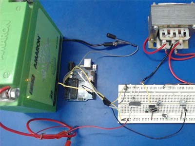 Prototype of Open Loop Buck-Boost Converter Designed on a Breadboard