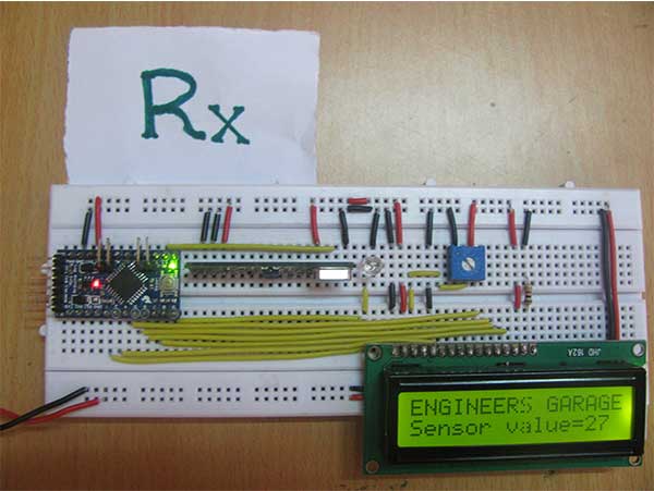 Prototype of Receiver Circuit for Wireless Temperature Monitor