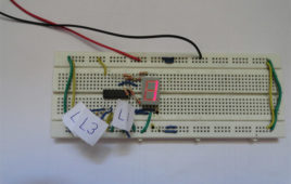 Prototype Of Security System Circuit On Breadboard