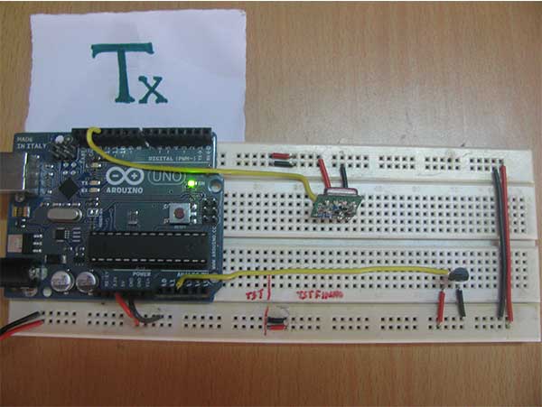 Prototype of Transmitter Circuit for Wireless Temperature Monitor