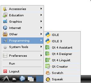 QT listed in installed programs for ‘Programming’