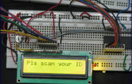 RFID Based Secured Access System Using 8051 Microcontroller Circuit On Breadboard