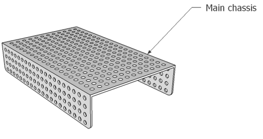 Representational Image of Main Chassis of Robot