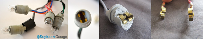 Rubber Cables and Holder Present In An Analog Speedometer Rubber Cables and Holder Present In An Analog Speedometer