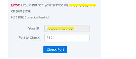 Screenshot of Checking Server Port at CanYouSeeMe.org Screenshot of Checking Server Port at CanYouSeeMe.org