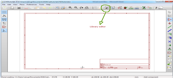 Screenshot of Library Editor in KIcad Screenshot of Library Editor in KIcad