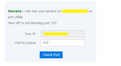 Screenshot of Verifying Server Port at CanYouSeeMe.org Screenshot of Verifying Server Port at CanYouSeeMe.org
