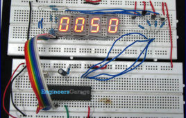 Seven segment multiplexing using 8051 microcontroller AT89C51 Circuit on Breadboard