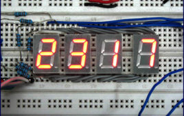 Simple Digital clock using 8051 microcontroller AT89C51 Prototype