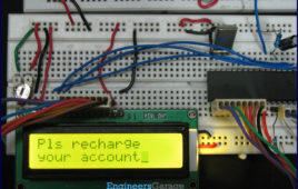 Simple Toll Plaza System Using Low Frequency RFID Interfaced With 8051 Microcontroller Circuit On Breadboard