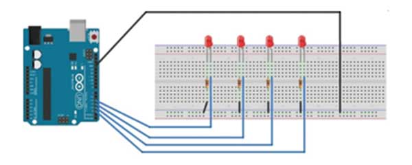 STREET LIGHT THAT GLOWS ON DETECTING VEHICLE MOVEMENT