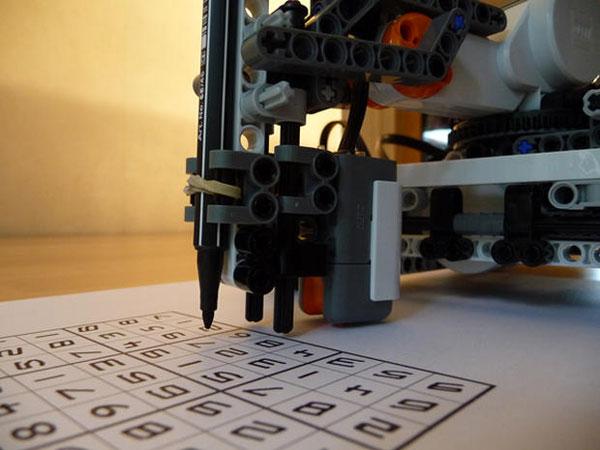 Solving Sudoku through Lego Mindstorm