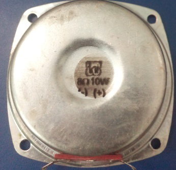 Typical Image of 10 Watt 8 Ohms Speaker Typical Image of 10 Watt 8 Ohms Speaker